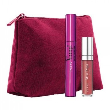 Pupa комплект Спирала Vamp!Forever + Гланц за устни Miss Pupa Gloss 