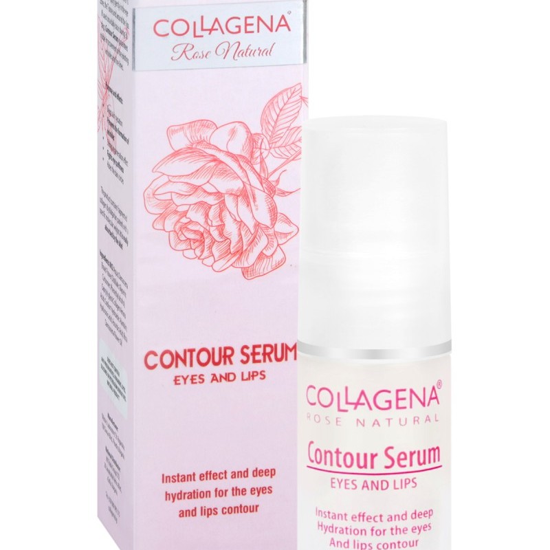 Collagena Rose Natural - Серум за около очи и устни 15мл