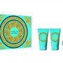 Versace Pour Femme Dylan Turquoise - Подаръчен комплект за жени: Парфюм EDT 50мл + душ гел 50мл + боди гел 50мл