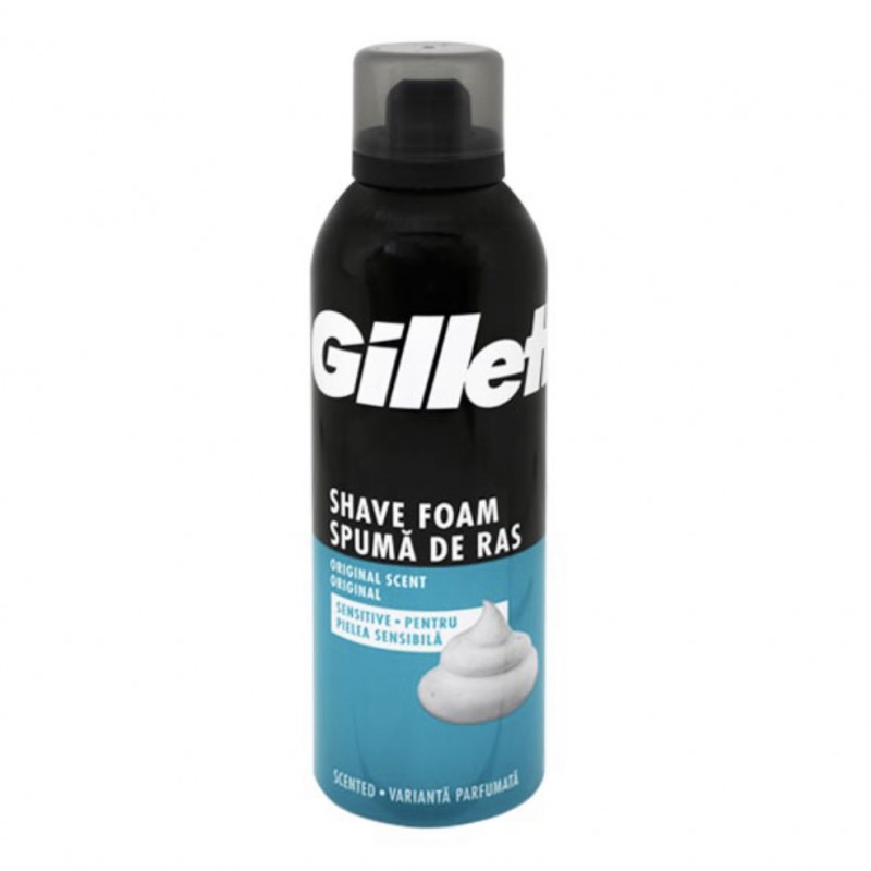 Gillette Foam Mousse Sensitive Skin - Пяна за бръснене за чувствителна кожа 200мл