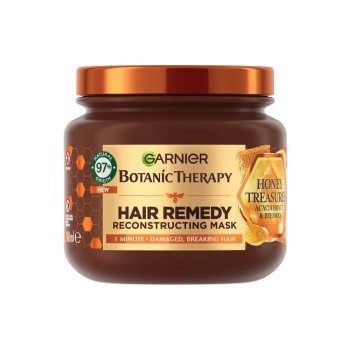 Garnier Botanic Therapy Honey Treasures Hair Remedy - Маска за увредена коса с цъфтящи краища 340мл