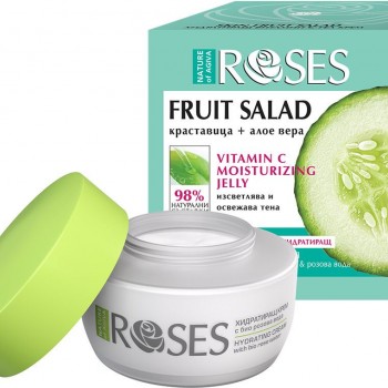 Nature of Agiva Roses Fruit Salad - Хидратиращ гел крем за суха кожа 50м;