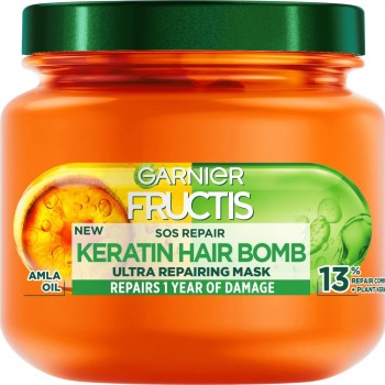 Garnier Fructis SOS Repair Keratin Hair Bomb - Маска за коса 320мл