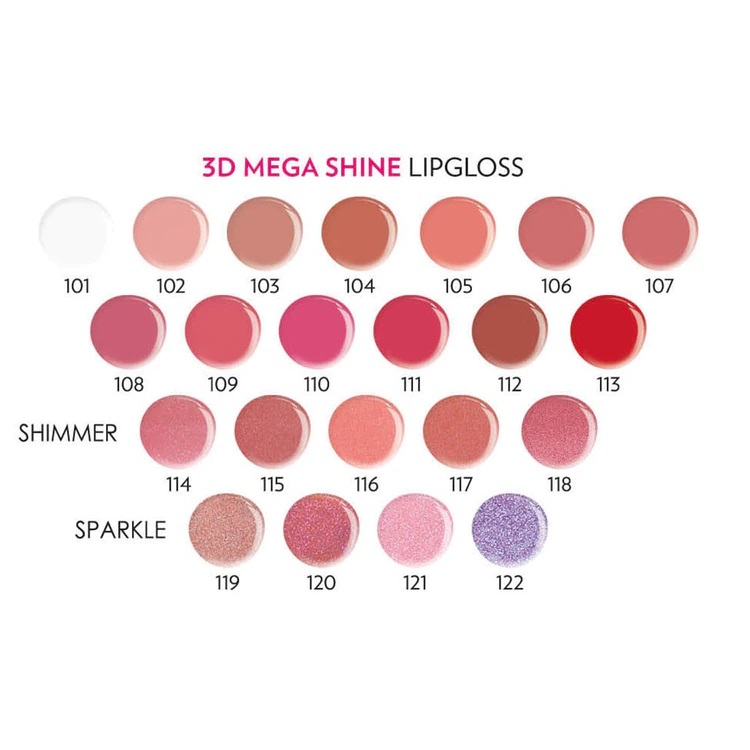 Golden Rose 3D Mega Shine - Гланц за обемни устни