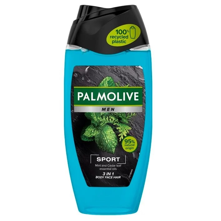 Palmolive Men Sport - Душ гел за мъже за тяло, лице и коса 250мл
