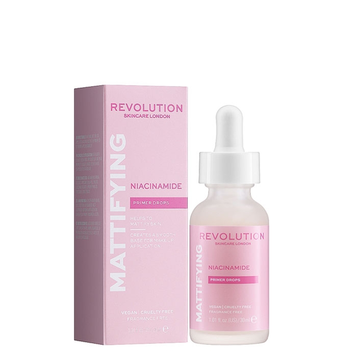 Revolution Skincare Mattifying Primer Drops - Матиращи капки за лице с ниацинамид 30мл