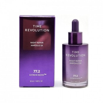 MISSHA Time Revolution Night Repair Ampoule 5x extreme biome 77.2 - Нощен серум за лице 50мл