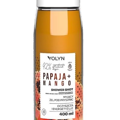 Yolyn Shower Shot Papaya Mango - Душ гел с аромат на папая и манго 400мл