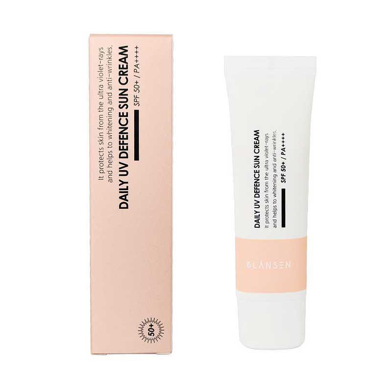 Слънцезащитен крем за коригиране на пигментни петна и бръчки Chamos Blansen Daily UV SPF50 Defence Sun Cream 50ml