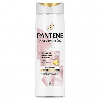 Pantene Pro-V Miracles Lift&Volume - Шампоан за коса с биотин и розова вода 300мл