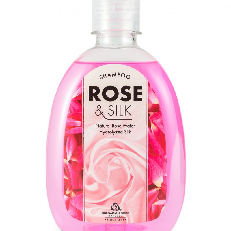 Bulgarian Rose Shampoo Rose & Silk - Шампоан за коса роза и коприна 320мл