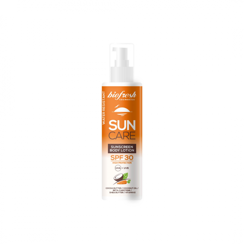 Biofresh Sun Care SPF30 - Слънцезащитен лосион за тяло с кокосово и какаово масло 200мл