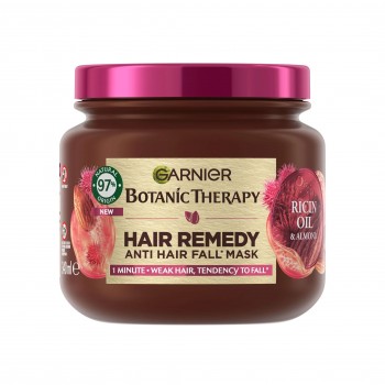 Garnier Botanic Therapy Ricin Oil & Almond Hair Remedy - Маска за слаба коса, склонна към накъсване 340мл