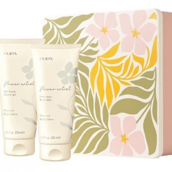 Pupa Flower Artist Box Body Collection 2025 - Продукти за вана и тяло - Душ гел 200 мл + Мляко за тяло 200 мл