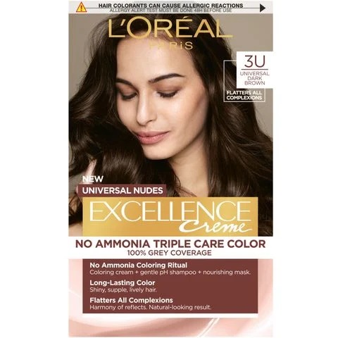 Loreal Excellence Creme No Ammonia Triple Care Color Universal Nudes - Безамонячна боя за коса
