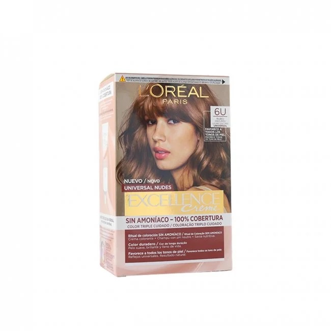 Loreal Excellence Creme No Ammonia Triple Care Color Universal Nudes - Безамонячна боя за коса