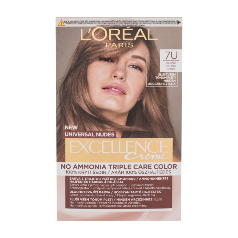 Loreal Excellence Creme No Ammonia Triple Care Color Universal Nudes - Безамонячна боя за коса