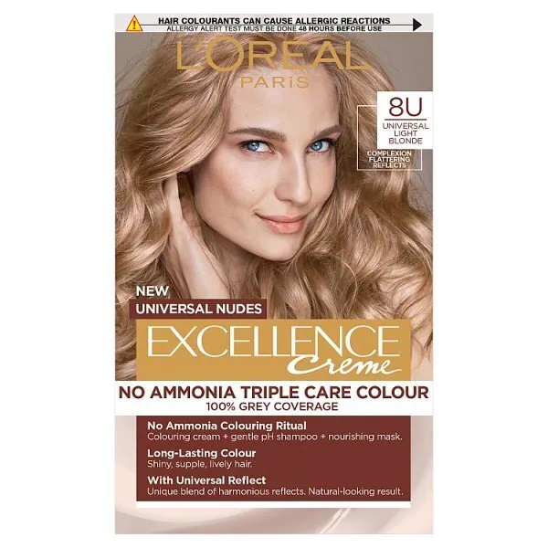 Loreal Excellence Creme No Ammonia Triple Care Color Universal Nudes - Безамонячна боя за коса
