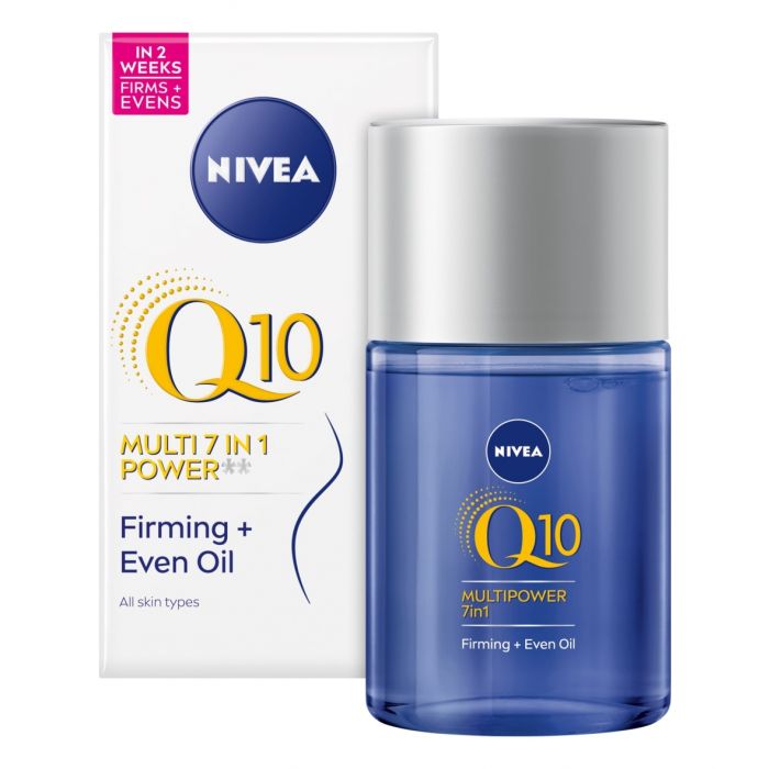 Nivea Q10 Multipower 7 in 1 Firming + Even Oil - Олио за тяло със стягащ ефект 100мл