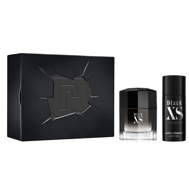 Paco Rabanne Black XS Комплект за мъже EDT 100мл + Део спрей