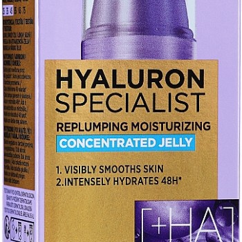 Loreal Paris Hyaluron Specialist Replumping Moisturizing Concentrated Jelly - Концентриран гел за лице 50мл