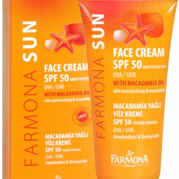 Farmona Sun Face Cream - Слънцезащитен крем за лице за нормална и чувствителна кожа SPF 50