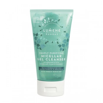Lumene Puhdas Micellar Gel Cleanser - Дълбокопочистващ гел за лице за мазна и смесена кожа 150мл