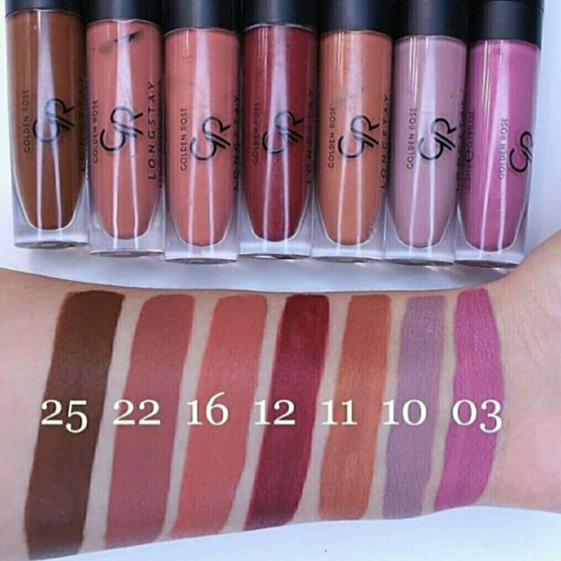 Golden Rose Longstay Liquid Matte Lipstick - Течно матово червило за устни