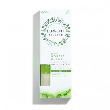 Lumene Nordic Clear Calming Hemp Oil-Cocktail - Успокояващ серум с масло от конопено семе 30мл
