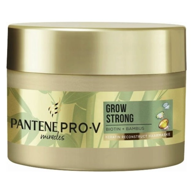 Pantene Pro-V Miracles Grow Strong Hair Mask Кератинова маска за дълга коса с биотин и бамбук 160мл