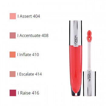 Loreal Brilliant Signature Plump - Гланц за обемни устни