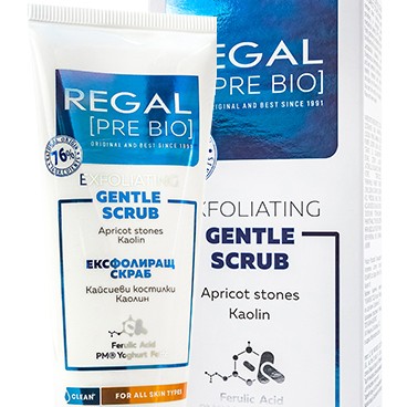 Regal Pre Bio Exfoliating Gentle Scrub - Нежен ексфолиращ скраб с кайсиеви костилки 100мл