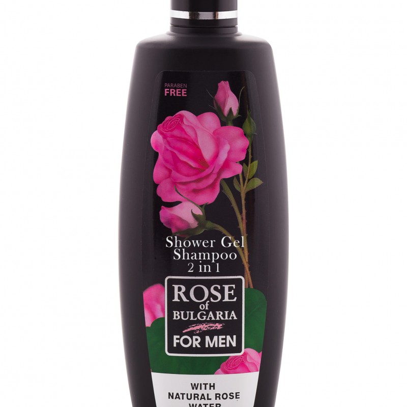 Biofresh Rose of Bulgaria for men Shower Gel Shampoo 2in1 - Мъжки душ гел-шампоан 2в1