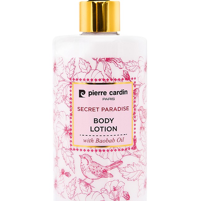 Pierre Cardin Secret Paradise Body Lotion - Лосион за тяло с масло от баобаб 350мл