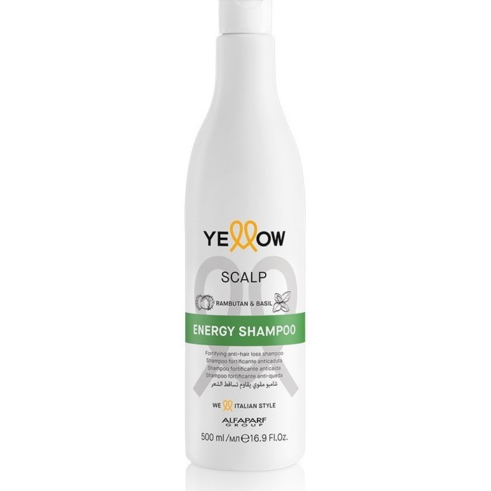 Alfaparf Yellow Scalp Energy Shampoo - Шампоан против косопад 500мл