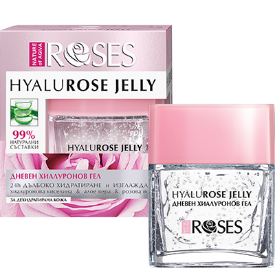 Nature of Agiva Hyalurose Jelly Face Gel - Дневен гел за лице за дехидратирана кожа 50мл