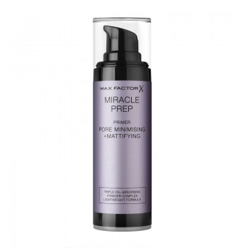 Max Factor Miracle Prep Pore Minimising + Mattifying Primer - Минимизираща порите и матираща база за грим от серията "Miracle"