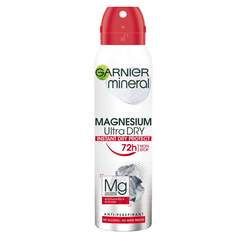 Garnier Magnesium Ultra Dry Део спрей против изпотяване за жени 150 мл
