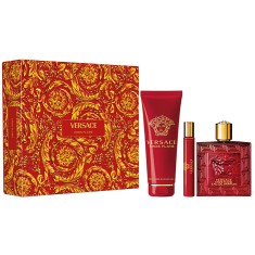 Versace Eros Flame - Подаръчен комплект за мъже Парфюм ЕДР 100 мл +Парфюм ЕДР 10 мл + душ гел 150 мл