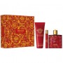 Versace Eros Flame - Подаръчен комплект за мъже Парфюм ЕДР 100 мл +Парфюм ЕДР 10 мл + душ гел 150 мл
