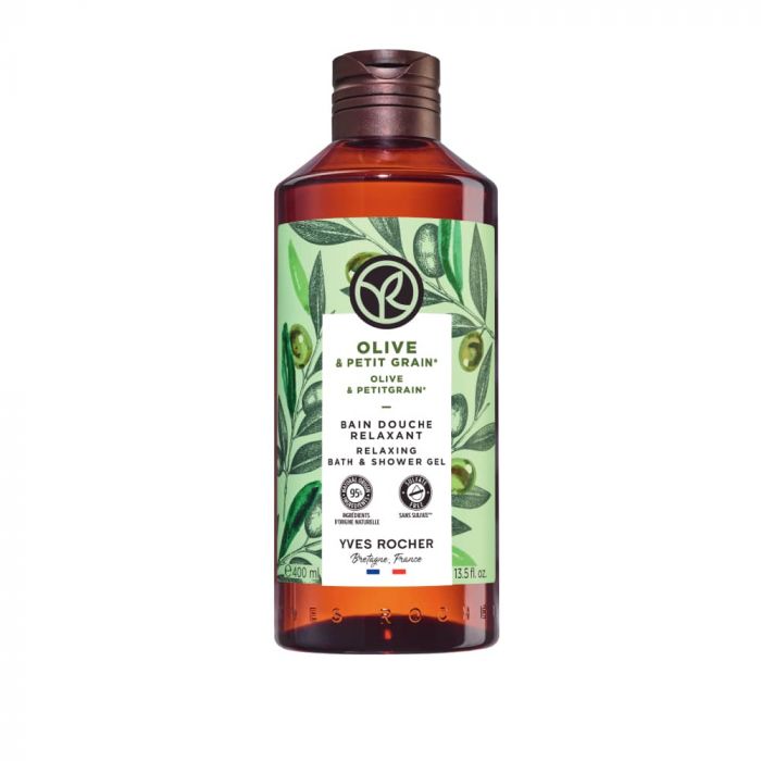 Yves Rocher BAIN NATURE Душ гел Маслина и петигрен 400 мл