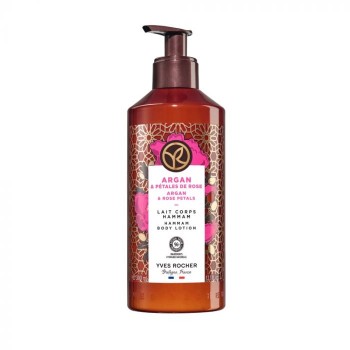 Yves Rocher BAIN NATURE Мляко за тяло Арган и роза Хидратиращо мляко за тяло с екзотичен ориенталски аромат