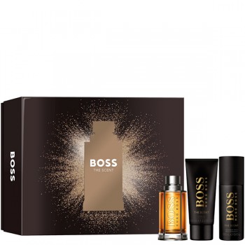 Hugo Boss The Scent - Подаръчен комплект за мъже: парфюм EDT 100мл +  душ гел 100мл + Deo Spray 150 мл