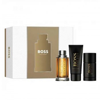 Hugo Boss The Scent - Подаръчен комплект за мъже: парфюм EDT 100мл + део стик75 мл + душ гел 100мл