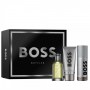 Hugo Boss Bottled - Подаръчен комплект за мъже: 100мл тоалетна вода + 150мл део спрей + 100мл душ гел
