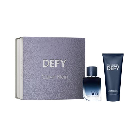 Calvin Klein DEFY EDP - Мъжки подаръчен комплект - ЕДП 50 мл + шампоан за коса и тяло 100 мл