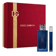 Dolce & Gabbana K Parfum Intense - Подаръчен комплект за мъже: 100 мл парфюм EDП + 10 мл парфюм ЕДП