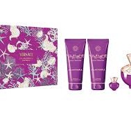 Versace Dylan Purple - Подаръчен комплект за жени: 100мл парфюм EDP + 5мл парфюм EDP + 100мл лосион за тяло + 100мл душ гел