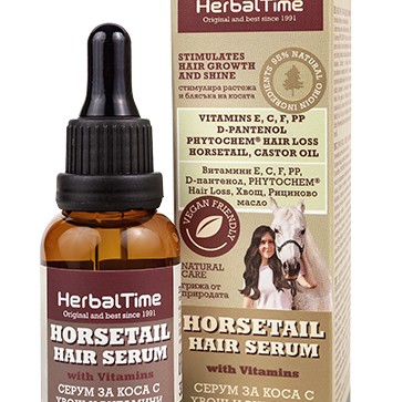 Herbal Time Серум за коса с хвощ и витамини против косопад x30 мл