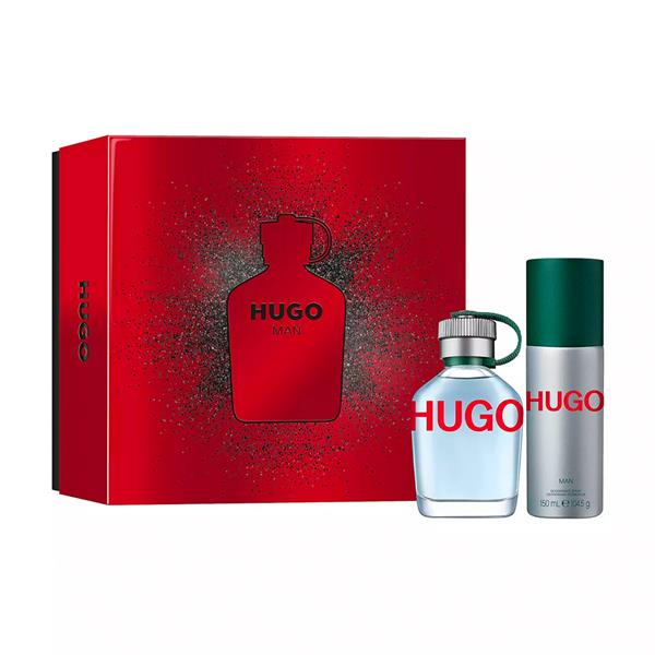 Hugo Boss Hugo - Подаръчен комплект за мъже :ЕДТ 75 мл + део спрей 150 мл